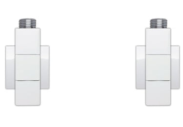KRISS 4K2 Plus ventilsæt vinkelløb 1/2" hvid - 1