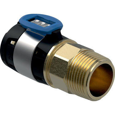 Geberit FlowFit overgang 40mmx1" np blyfri siliciumbronze - 1
