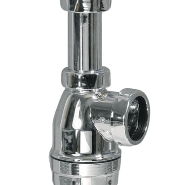 Purus pungvandlås 32 mm x 1 1/4" med teleskoprør forkromet PP - 1