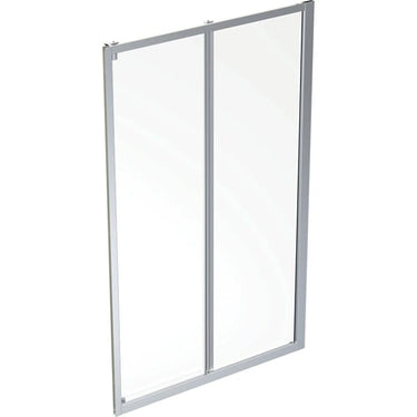 Ifö Showerama skydedør 1650 x 2000 mm sølv/klar alu - 1