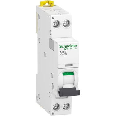 Automatsikring MCB iC40N 1 Pol + Nul B-karakteristik 20A 6/10kA - 1