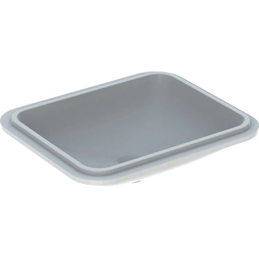 Geberit Variform håndvask 580x490x178mm underlim hvid porcelæn KeraTect - 1