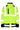 Lyngsøe Hi-Vis regnregnjakke 4 vejs stretch 4WS-5057 gul/sort str M - 1