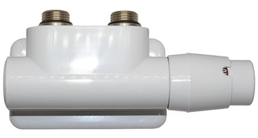 KRISS Twin RTL ventilsæt 1/2" VL venstre hvid - 1