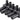 GST18I5 Stik skrue 250V/20A hun 0,5-2,5mm² sort - 1