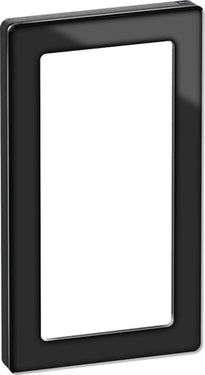 LK FUGA PURE designramme glas for 2-modul indsatse sort - 1
