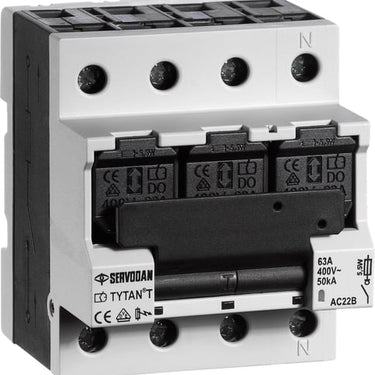 TYTAN T - Gruppeafbryder 2-63A 3P+N bulk 45 stk. - 1