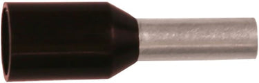 Isoleret terminalrør A1,5-8ETT 1,5mm² L8 Sort - 1