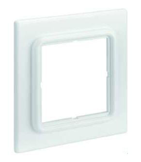 Ramme hvid for EU dataudtag Leviton (Brand-Rex) - 1