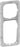 LK FUGA teknisk monteringsramme for SOFT BASE 63 CHOICE & PURE designrammer 2,5 modul - 1