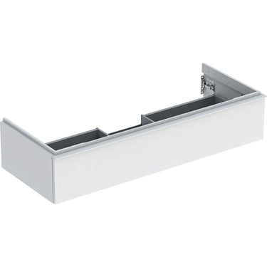 Geberit Icon vaskeskab 1184 x 476 x 247 mm 1 skuffe hvid højkomprimeret trelags-spånplade mat lakeret - 1