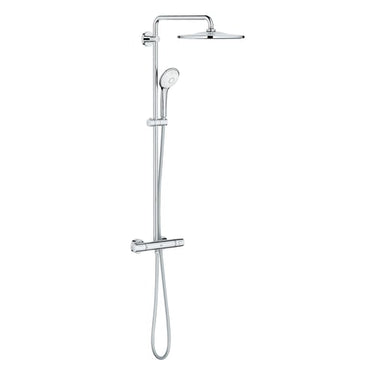 GROHE Euphoria 310 brusesystem med termostat til væg krom - 1