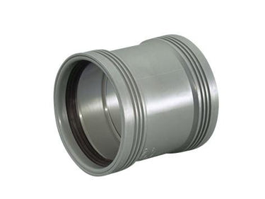 Wafix PP dobbeltmuffe Ø40 mm grå - 1