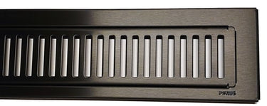 Purus Line ramme/rist PVD sort RIB 800 mm - 1