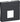 LK FUGA afdækning for Dataudtag for 1x Keystone RJ45 (Small/Large) 1 modul koksgrå - 1