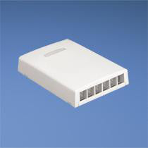 Vægboks NetKey 6 port hvid - 1