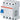 PFI fejlstrømsafbryder 80A 4 polet udløsestrøm 300mA Type B 400V AC/DC 70mm bred - 1
