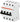 Automatsikring C 6A 4-polet C-karakteristik brydeevne 6kA 230/400V AC 70mm bred S204-C6 - 2