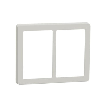 FUGA Base 63 designramme 2x1,5 modul lysegrå - 1