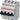 Smissline automatsikring B 16A 3-polet+nul B-karakteristik 230/400V AC brydeevne 10kA 72mm bred - 1