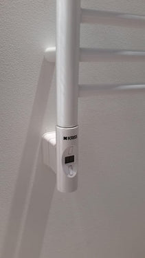 KRISS Nuvo 2 elvarmeelement rund profil 300W hvid - 1