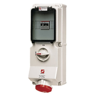 CEE stikkontakt 5 polet 63A 400V  IP44 7222 - 1