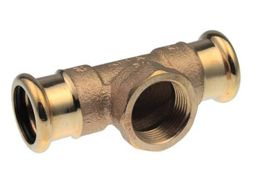 Tee VSH muffe/muffe/muffe 22 mm X 3/4X22 mm CU - 1