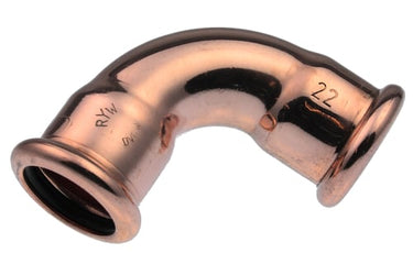 Bøjning VSH 90° muffe/muffe 18 mm CU - 1