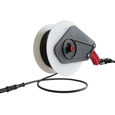 Kabelrulle med 33M 0,75MM2 sort PVC ledning - 1