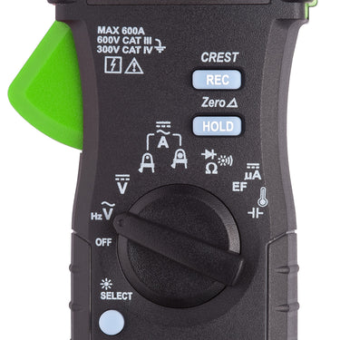 Elma BM037 sand RMS AC/DC tangamperemeter 0 - 600A AC/DC med temperaturmåling - 1