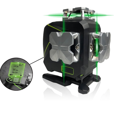 Elma Laser x360-4 med 4 stk. 360˚ grønne linjer for ekstra synlighed - 1