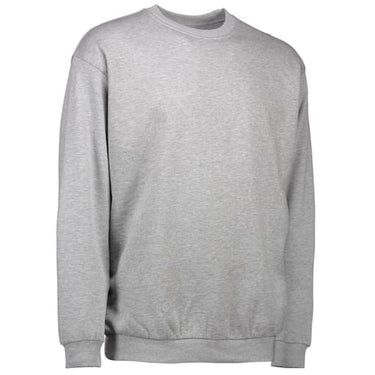 Sweatshirt klassisk 0600 grå melange str 2XL - 1