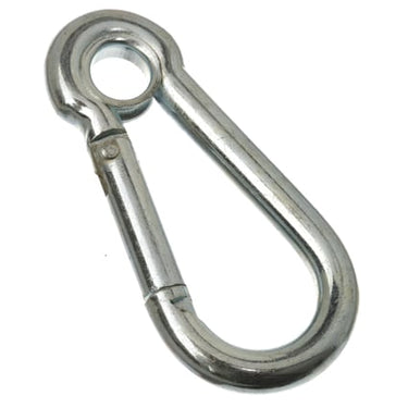 Galv Karabinhage med rundkovs  6x 60mm - 1