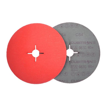 3M™ Cubitron™ II Fiberrondel 987C 60+ 125 mm x 22 mm 100 stk/krt PN27646 - 1