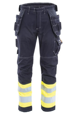 FR Håndværker buks 585181 Gul/Mar C60 - 1