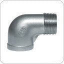Vinkel 90° 4408/316 20 bar muffe/nippel 1/4" - 1