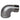 Vinkel 90° 4408/316 20 bar muffe/nippel 1/4" - 2