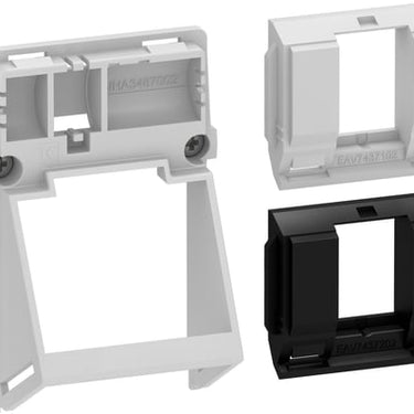 LK FUGA Dataudtag for 1x Keystone RJ45 1,5 modul vinklet indsats - 1