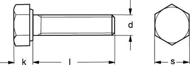 M 16X190 A4-70 SÆTSKR. DIN 933 GLEITMO - 1