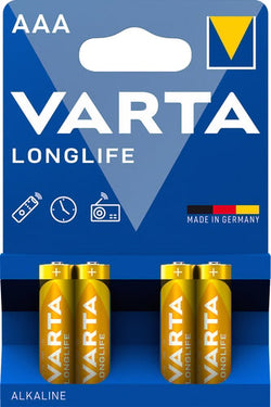 Varta Batteri Longlife AAA 4 stk - 1