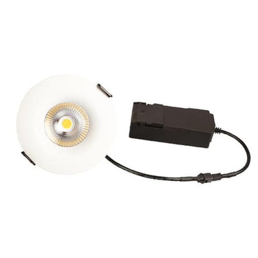 Sabina Low profile Fixed Downlight ISO Mat Hvid 3000K 400lm 5,4W Dæmpbar IP44 - 1