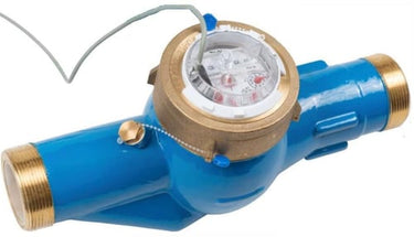 Vandmåler tør koldtvand 30° Q3=6,3 m³/h 1 1/4" x 260 mm puls 1 l - 1