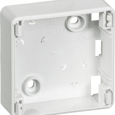 OPUS 66 underlag kombi 1 modul 23 mm højt hvid - 1
