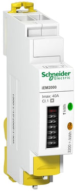 Acti9 1 faset Kilowatt-time måler til montering på DIN skinne - MID certificeret - 1