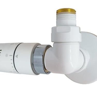 KRISS Corner Rum komplet ventilsæt hvid (RAL9016) - 1
