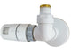 KRISS Corner Rum komplet ventilsæt hvid (RAL9016) - 1