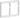FUGA ramme Baseline 63 1,5 modul vandret dobbelt hvid - 1
