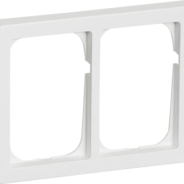 FUGA ramme Baseline 63 1,5 modul vandret dobbelt hvid - 1