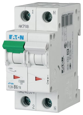Automatsikring 6A 1P+N C 2M 6KA - 1