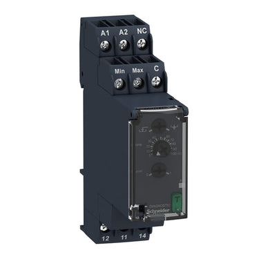 Zelio kontrolrelæ for fyldning eller tømning af væsker 5..100 kOhm 1 C/O 8A 24-240 VAC/DC - 1